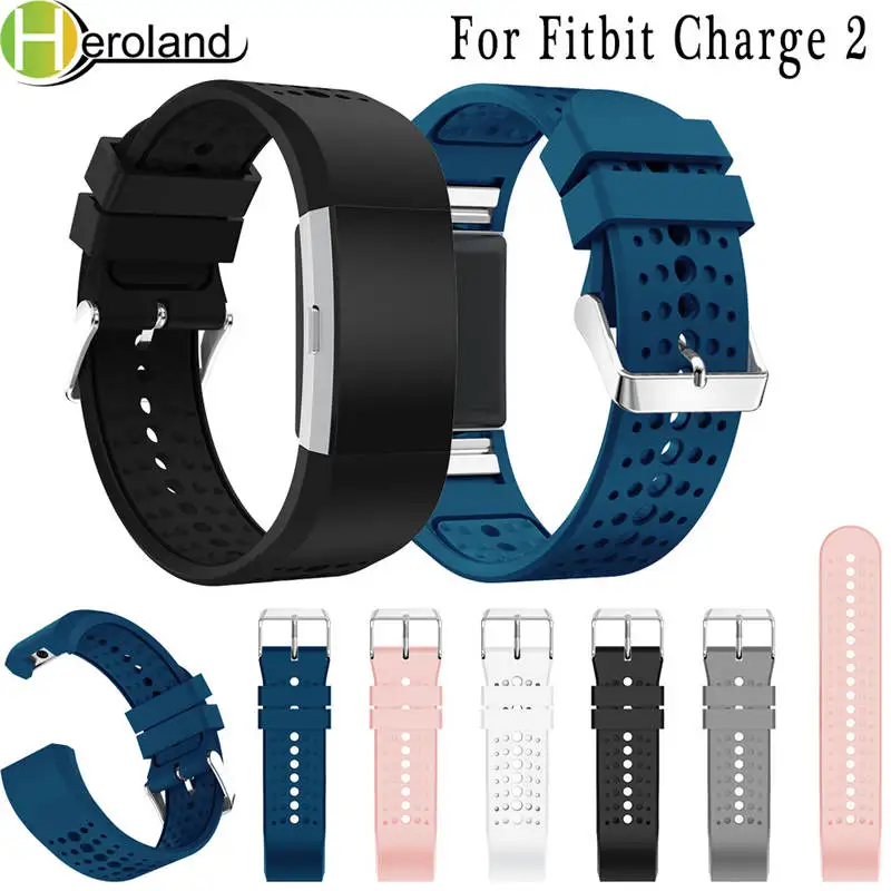 Ремешок для смарт-часов Fitbit Charge 2 мягкий силиконовый сменный Браслет | Наручные