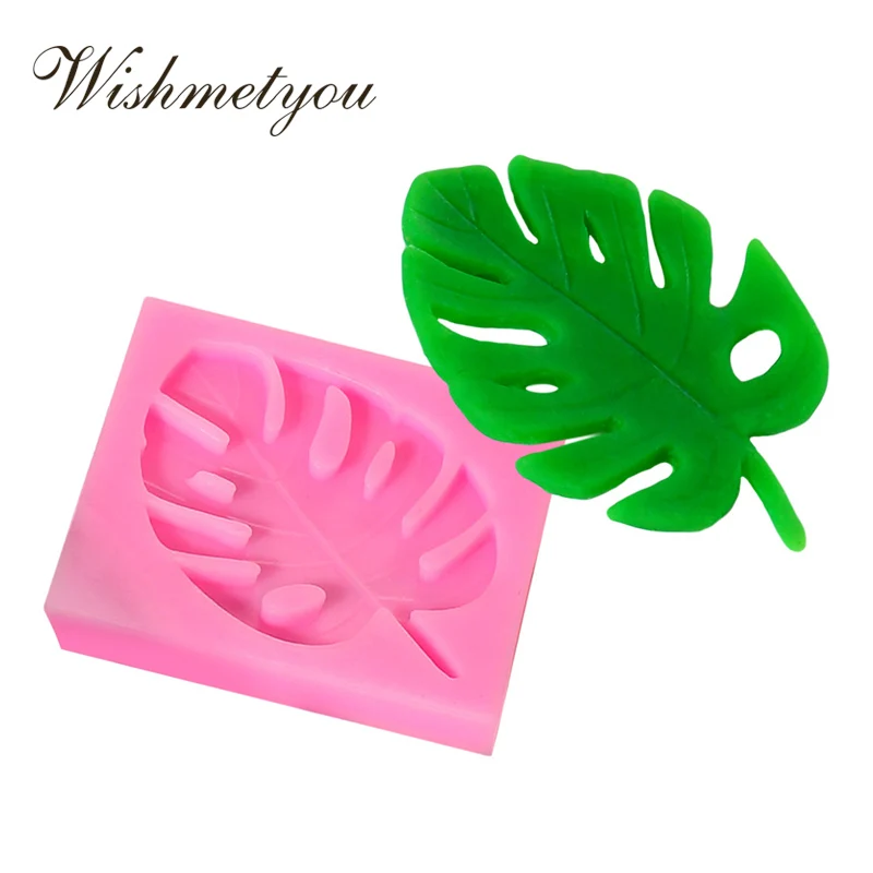 WISHMETYOU лист 3D Дерево формы с листьями торт сахарный поделка инструменты для