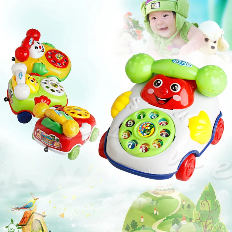 

2016 Baby Toys Music Cartoon Phone Educational Developmental Kids Toy Gift New