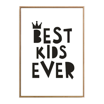 Картина на холсте большой мечты черно-белая Минималистичная Скандинавская