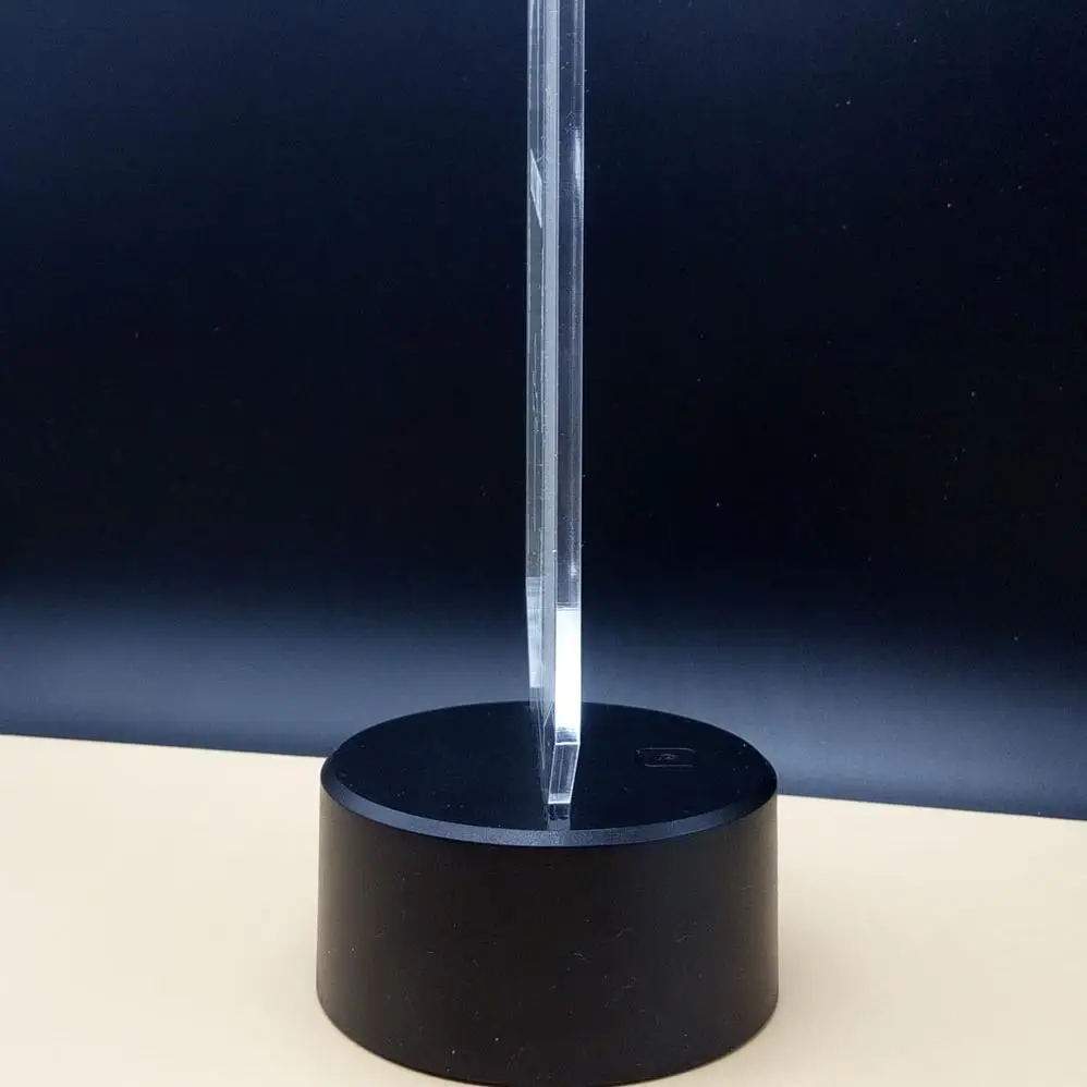 Цветной 3d светильник s кошачья иллюзия светодиодный Usb акриловый сенсорный
