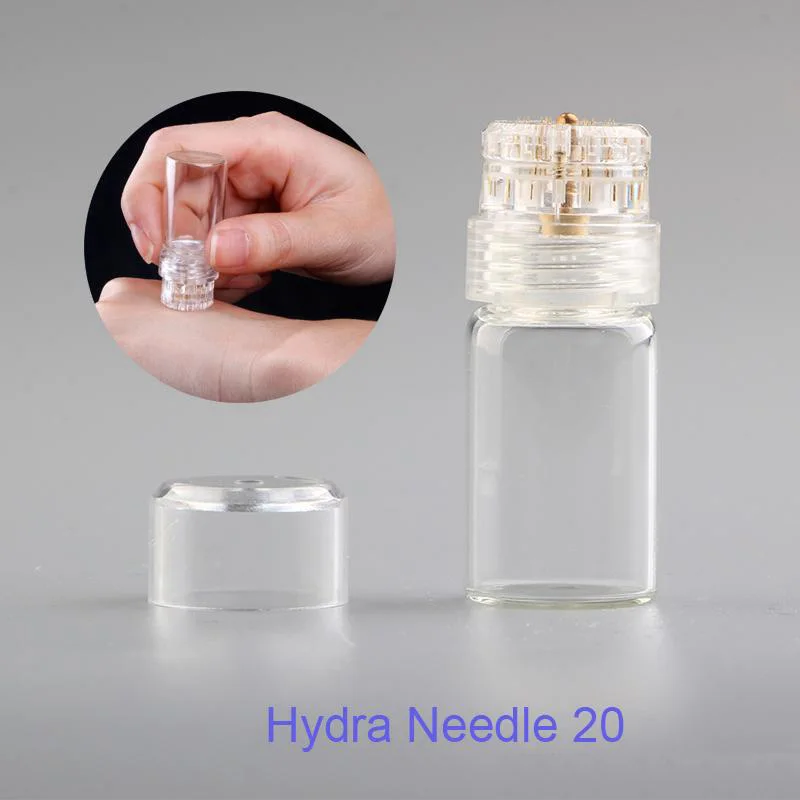 Derma 20 микро иглы Титан советы бутылка кожный штамп иглы Уход за кожей против возрасное отбеливание Сыворотки инъекций многоразовые