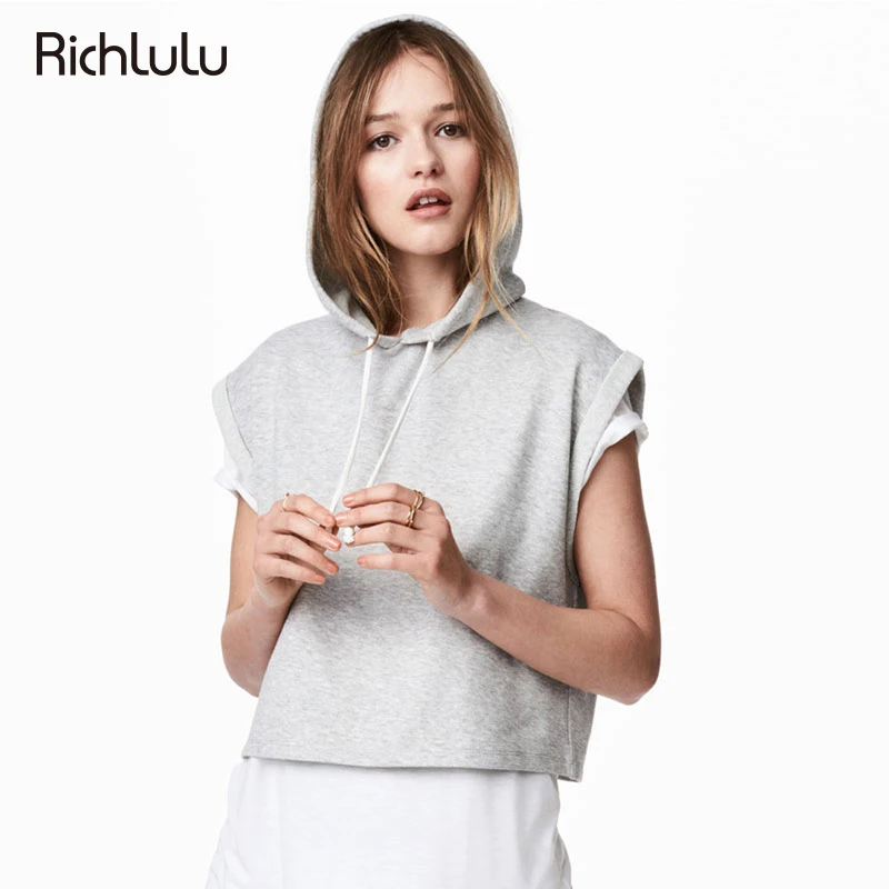Richlulu одежда 3 цвета Толстовки Толстовка Для женщин Однотонная повседневная обувь