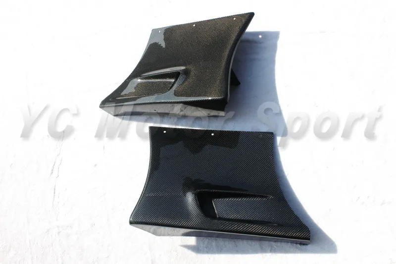 Автомобильные аксессуары из углеродного волокна RE GT Стиль переднее крыло аддон 2