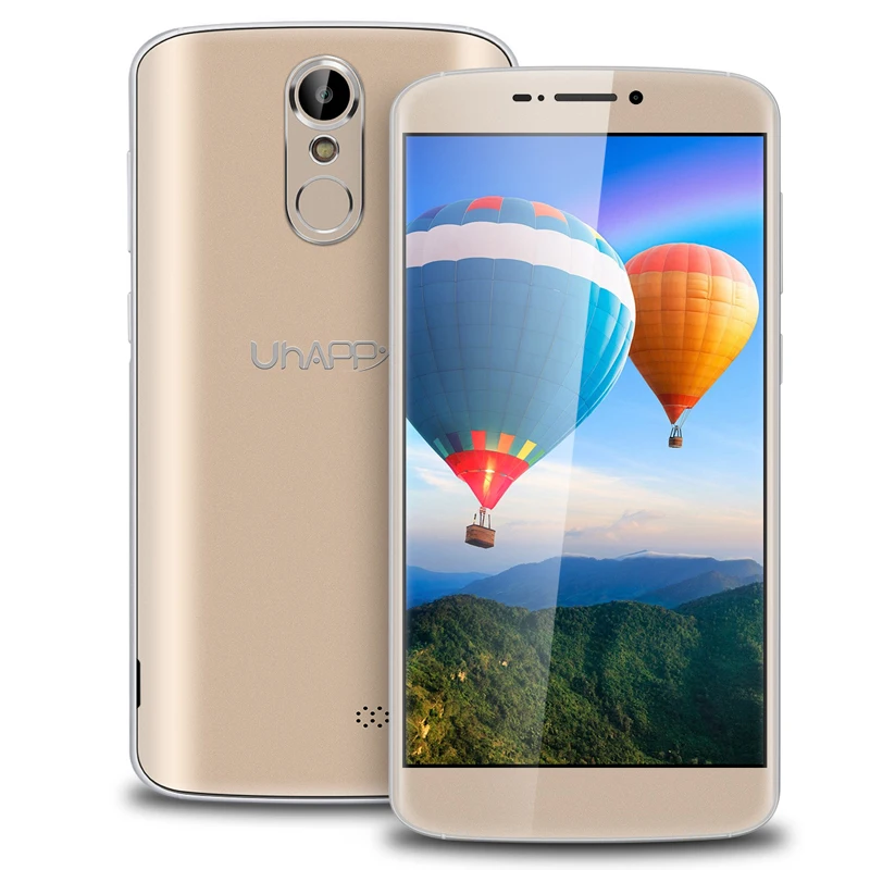 Оригинальный uhappy UP350 сотовый телефон MT6737 4 ядра Android 6.0 мобильный 5.5 дюймов GSM/WCDMA Band