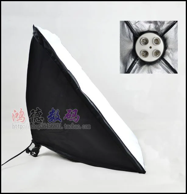 Свет для студийной видеосъемки держатель лампы световой софтбокс 50 70 см