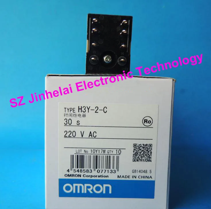 Оригинальное реле времени OMRON H3Y 2 C 30S 60S 220VAC|omron time relay|time relayomron relay |