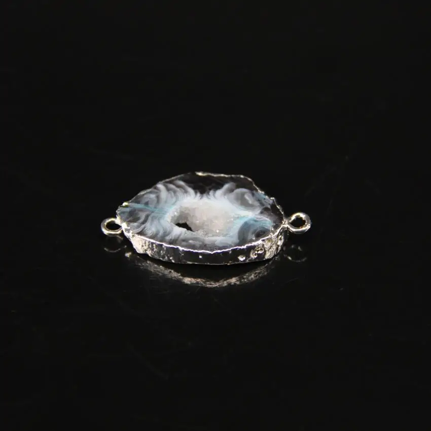 5 шт./лот соединитель для плиты Geode Freeform Натуральный Druzy Agates сырье дюрси кварц