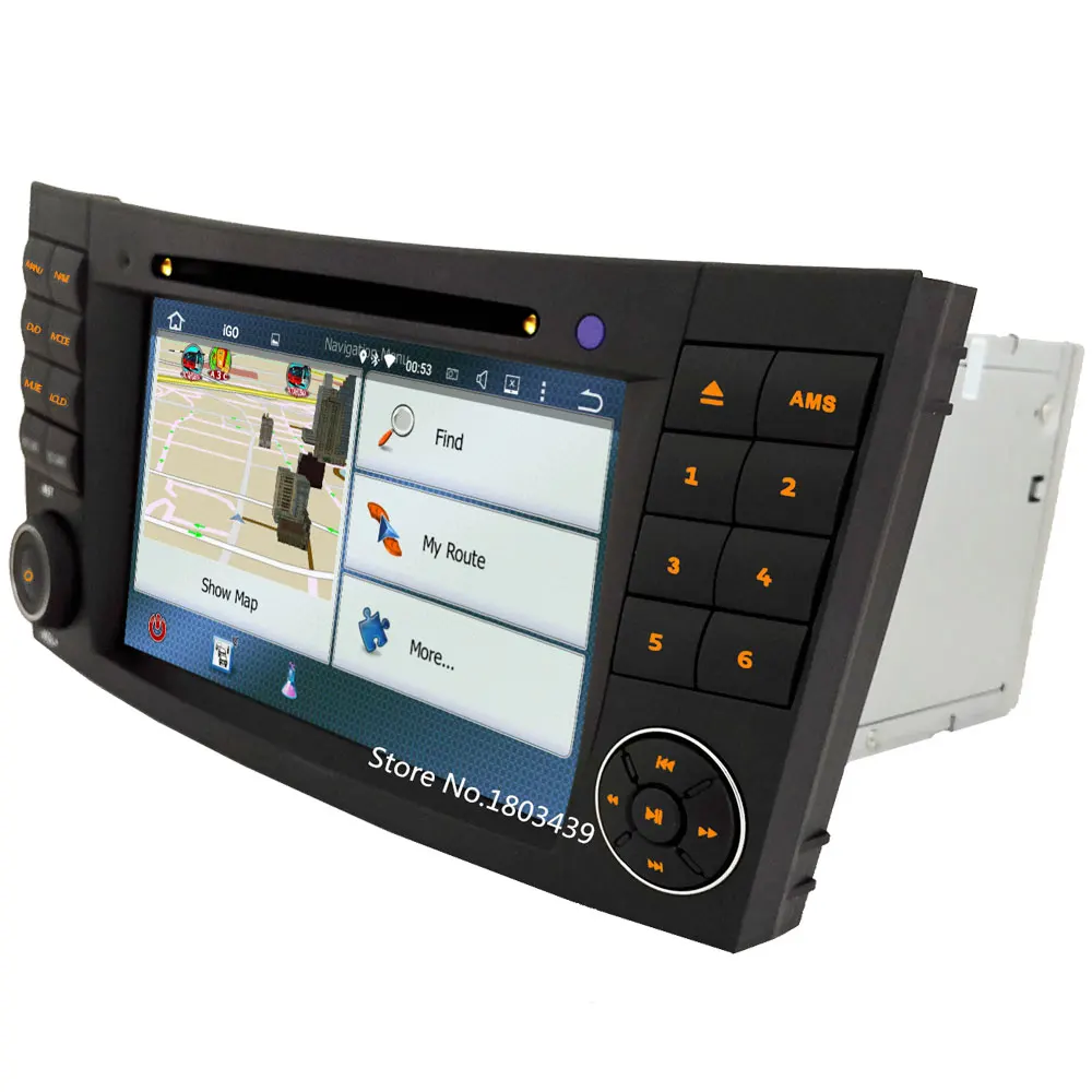 Quad core Android 2Din 5.1.1 1024*600 Dvd-плеер Автомобиля Радио Аудио Стерео экран ПК Для Benz E Class W211