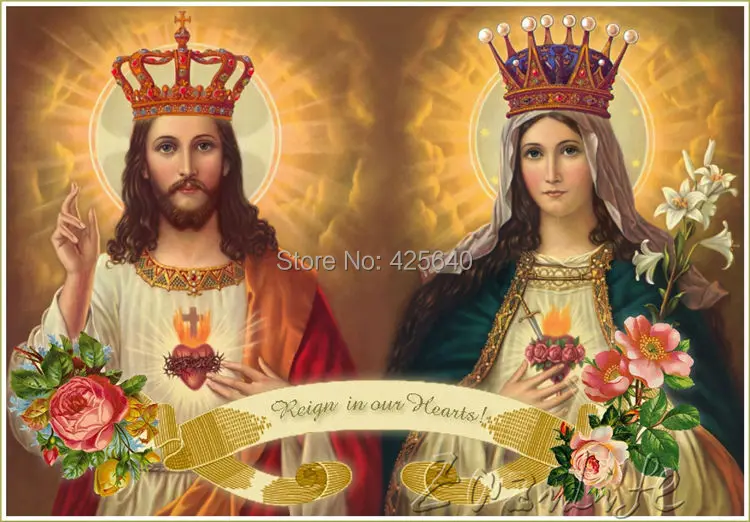 Домашний Декор Иисус священный Христос сердце Иисуса сердца художественный картина печать Жикле