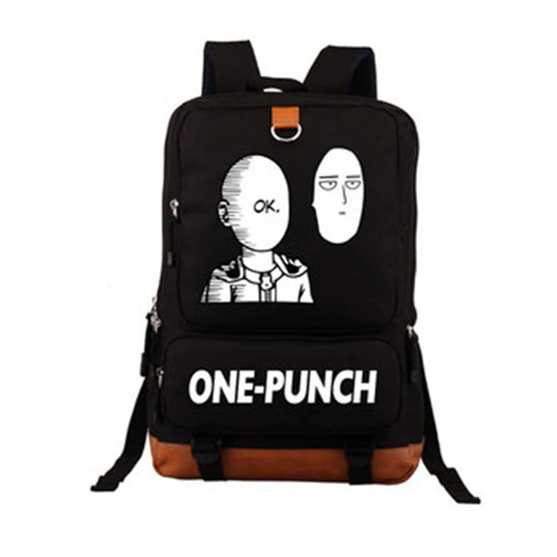 Рюкзак с принтом японского аниме ONE PUNCH MAN Saitama школьный рюкзак для косплея