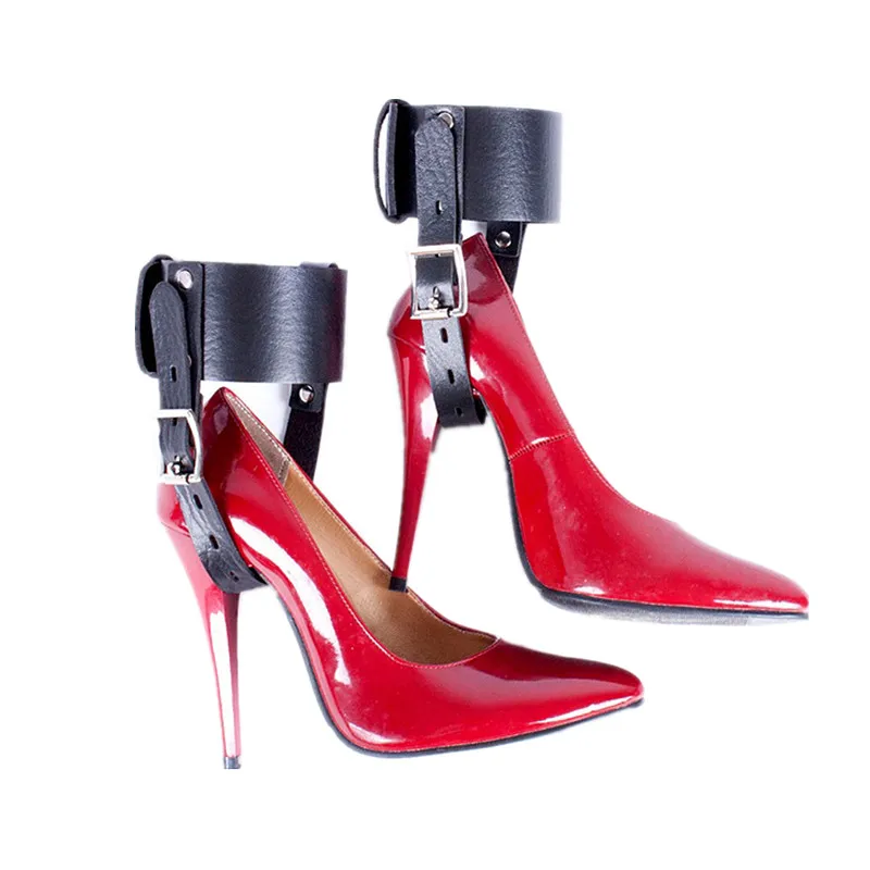 Женские пикантные Туфли на каблуке из искусственной кожи с завязками лодыжках