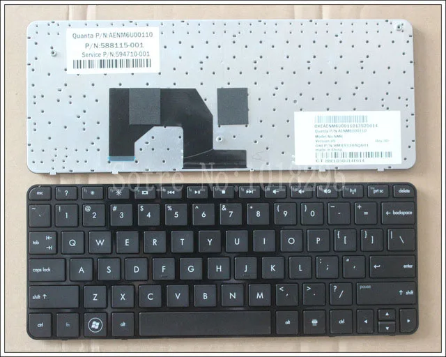 Новинка 587829-001 590526-001 594706-001 588115-001 для Hp Mini 210-1000 210t-1000 210-1000vt 2102 черная клавиатура