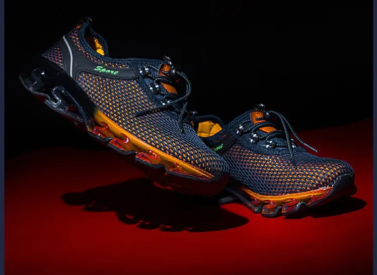 

2018 Spring Autumn Vulcanized Shoes For Men Breathable Fashion Male Shoes High Quality Lace-up Sneaker Zapatos Hombre Plus Size