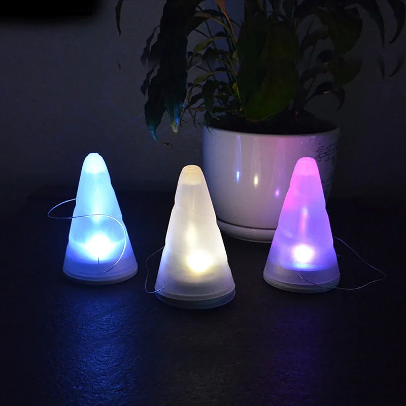 CHICLITS светодиодный фонарь на солнечной батарее конический светильник RGB IP65