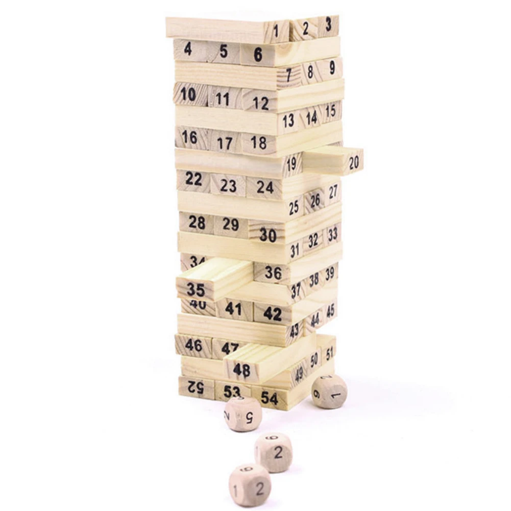 Vitoki Деревянная Башня деревянные строительные блоки игрушка домино штабелер