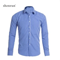 shenrun 2020 mens business casual long sleeve shirts mens shirts casual slim fits classic striped social dress shirts outwear