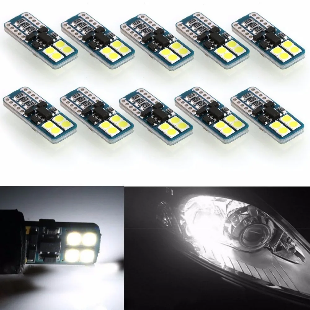 FYSZ T10 светодиодный W5W 194 лампа для автомобиля инструмент 8smd 3030 индикатор ширины