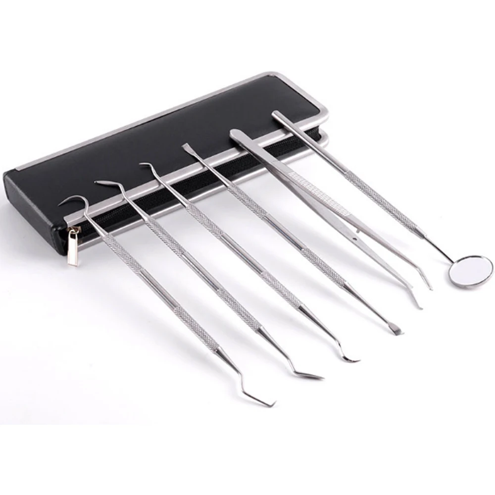 

Dental Mirror Stainless Steel Dental Dentist cleaning Tool Teeth Whitening overhead Dentist Teeth Clean Hygiene Hook Oral Care