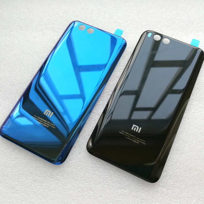 Xiaomi Mi 6 Крышка батарейного отсека задняя стеклянная крышка Корпус для Xiaomi Mi 6 Крышка батарейного отсека задняя крышка стеклянный чехол Замена с клеем