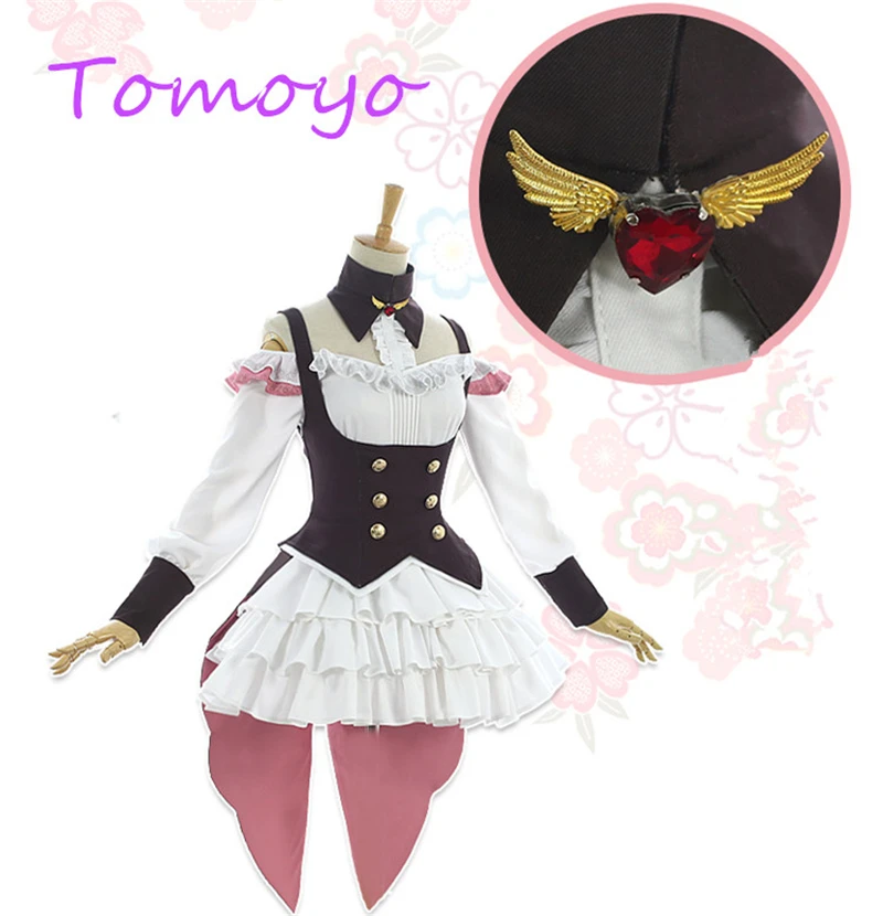 Карточка Captor SAKU KINOMOTO SAKURA Daidouji Tomoyo Косплей Костюм повседневные Костюмы Спящая