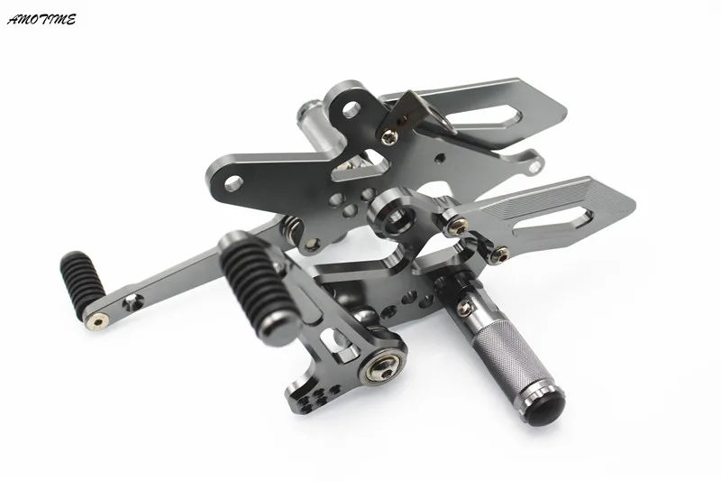

For Kawasaki Ninja 300 2013 2014 2015 2016 CNC Rearsets Foot Pegs Footpeg Rear Brake Shift Set Ninja300 300R