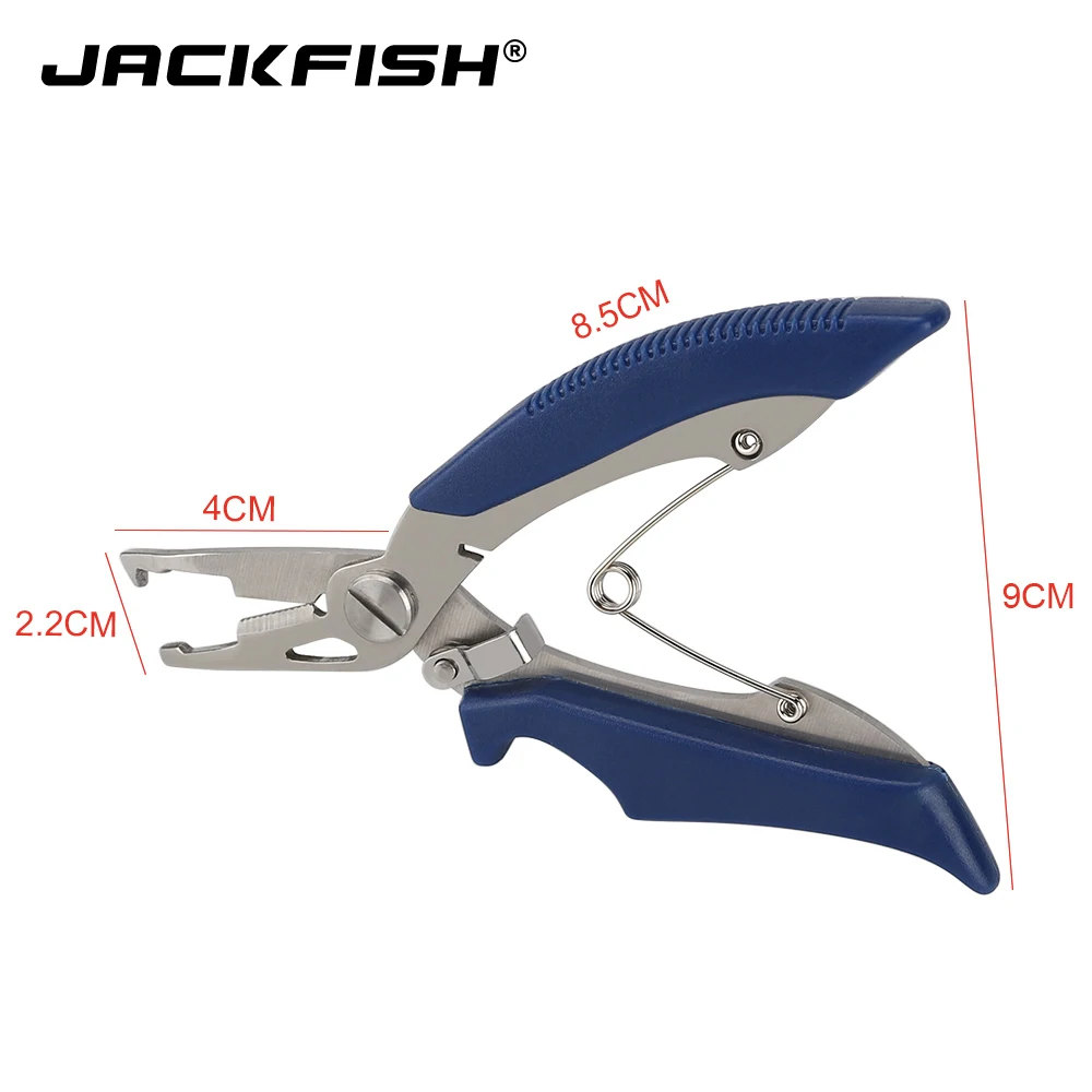 JACKFISH 2 цвета рыболовные плоскогубцы посылка вкой Ножницы Резак для лески