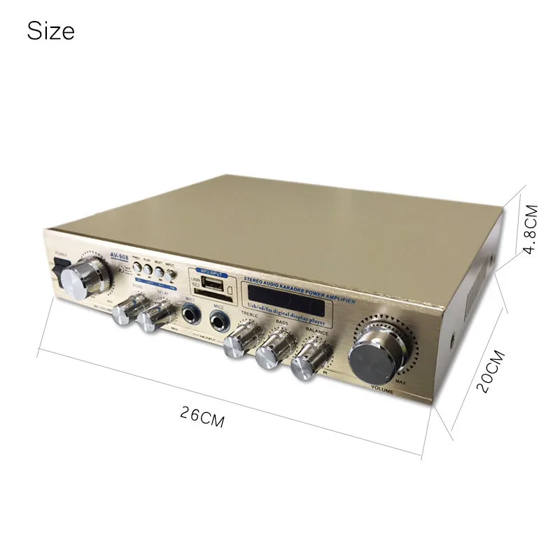 Оригинальный Дизайн Усилители домашние Портативный 12 В HiFi аудио Динамик звук