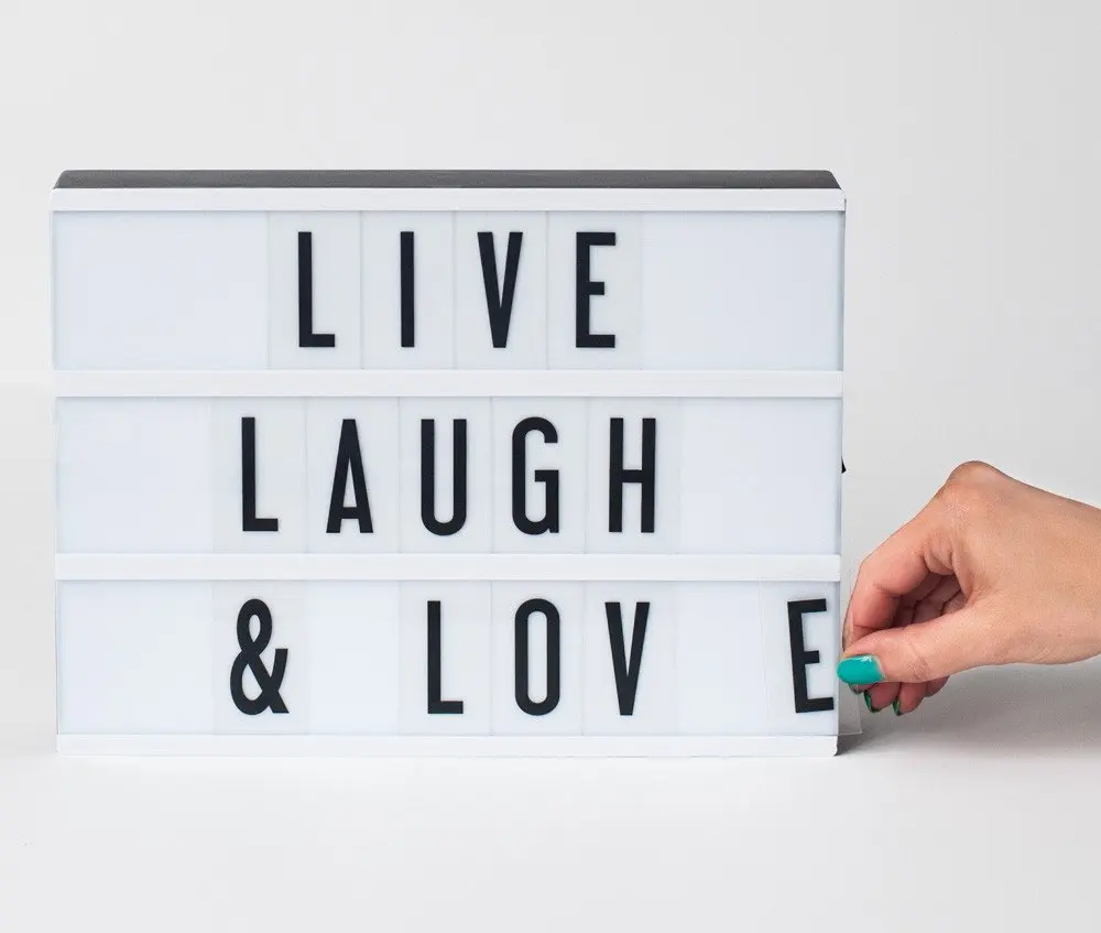 A4/A5 Размер 3 линии Кино tic световой короб светодио дный lightbox букв 85 использовать AA
