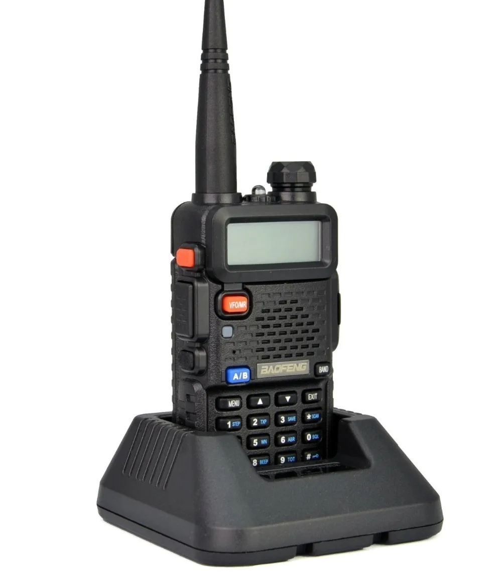 Baofeng UV-5R Walkie taklie трансивер 5 Вт УКВ двухдиапазонный переносной радио 136-174/400-520 мГц HM
