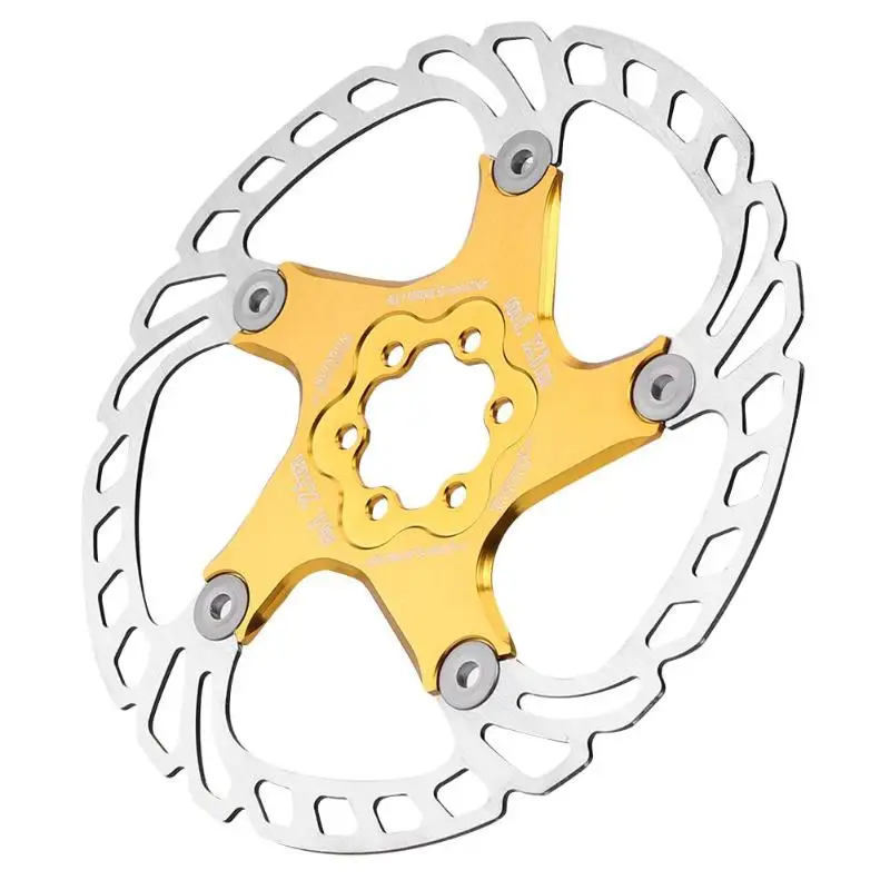 Gold 203-F1 велосипедные тормозные роторы MTB охлаждающий плавающий диск тормоза Аксессуары для велосипеда тормозной диск велосипедные части аксессуары - Цвет: Gold