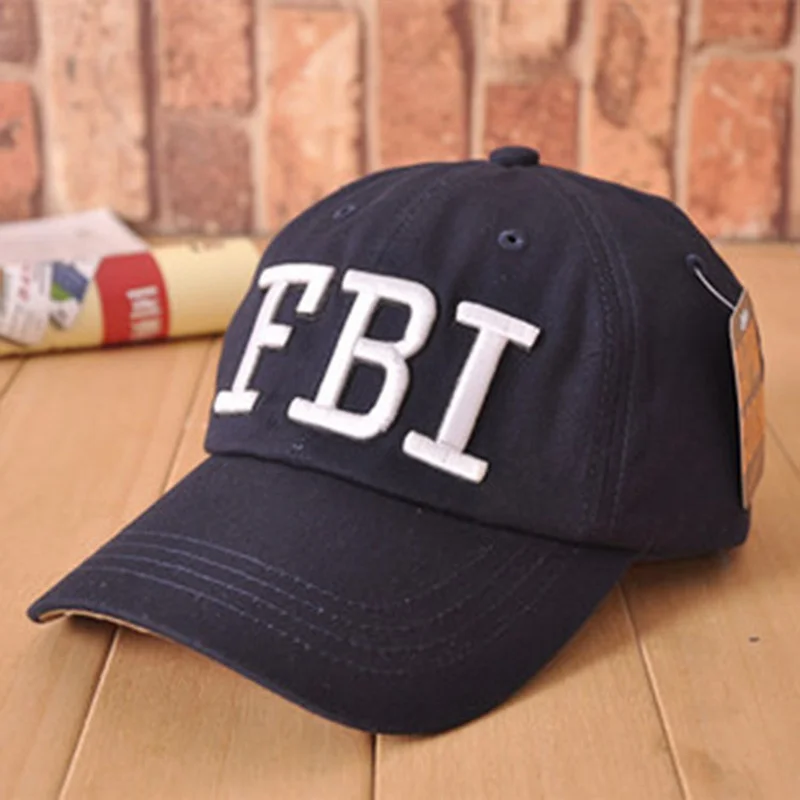 Тёмно-синий Высокое качество оптом и в розницу 1 шт. voron Hat& cap FBI мода досуг вышивка кепки S унисекс бейсболка - Цвет: Тёмно-синий