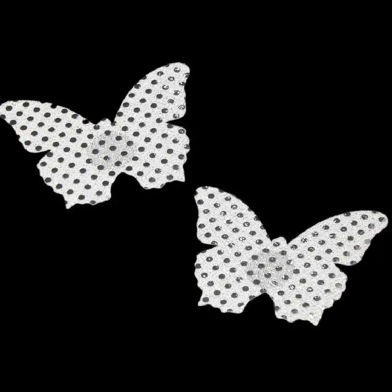 Блестящий чехол на соски с бабочками Женский Стикини клейкие наклейки невидимые