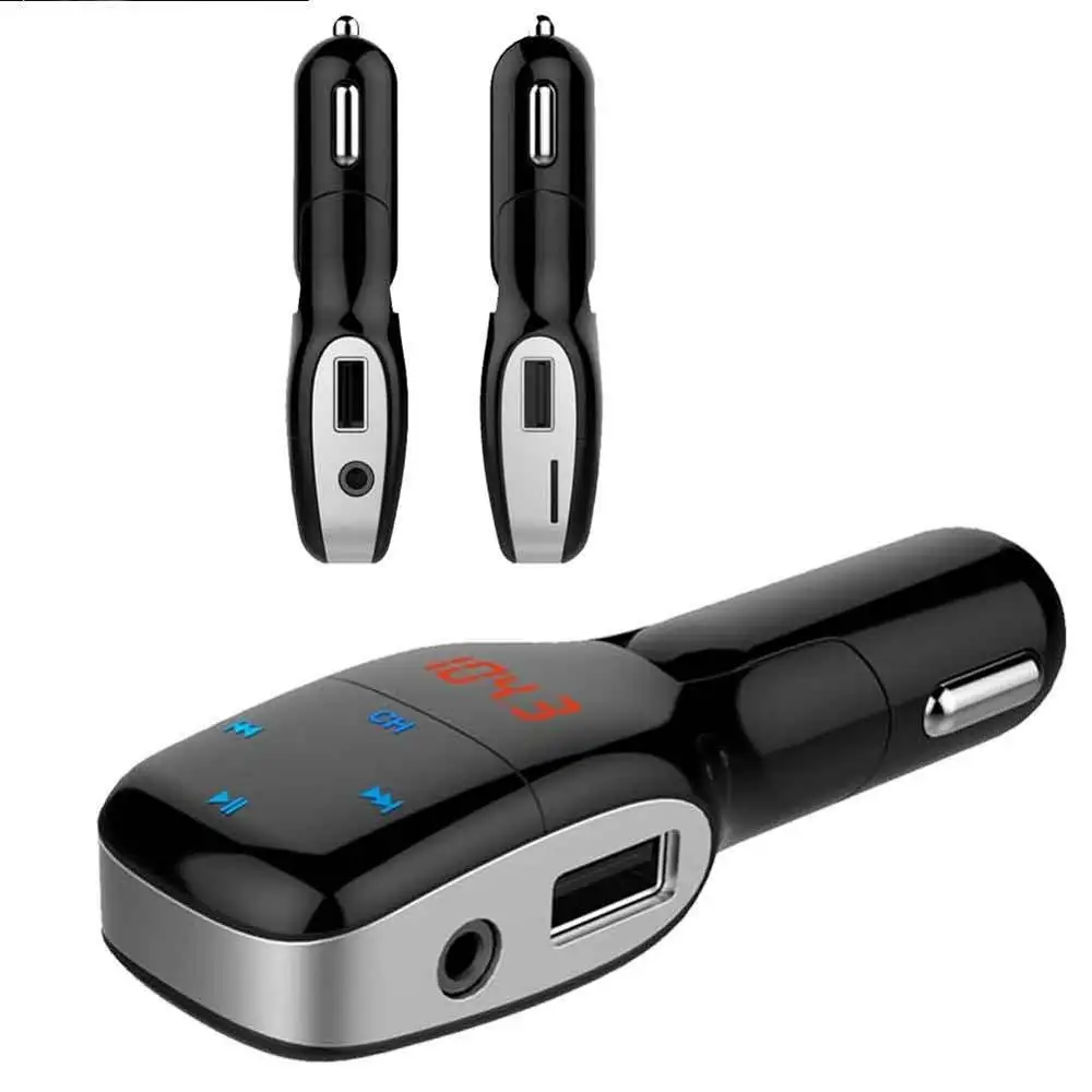 FM трансмиттер USB зарядное устройство MP3 плеер Музыкальный Аудио приемник Громкая