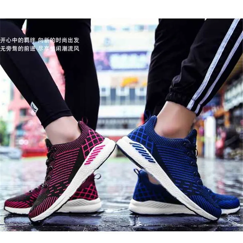 Sports season cross-country large size sports casual couple shoes men women running mesh breathable sneakers | Обувь