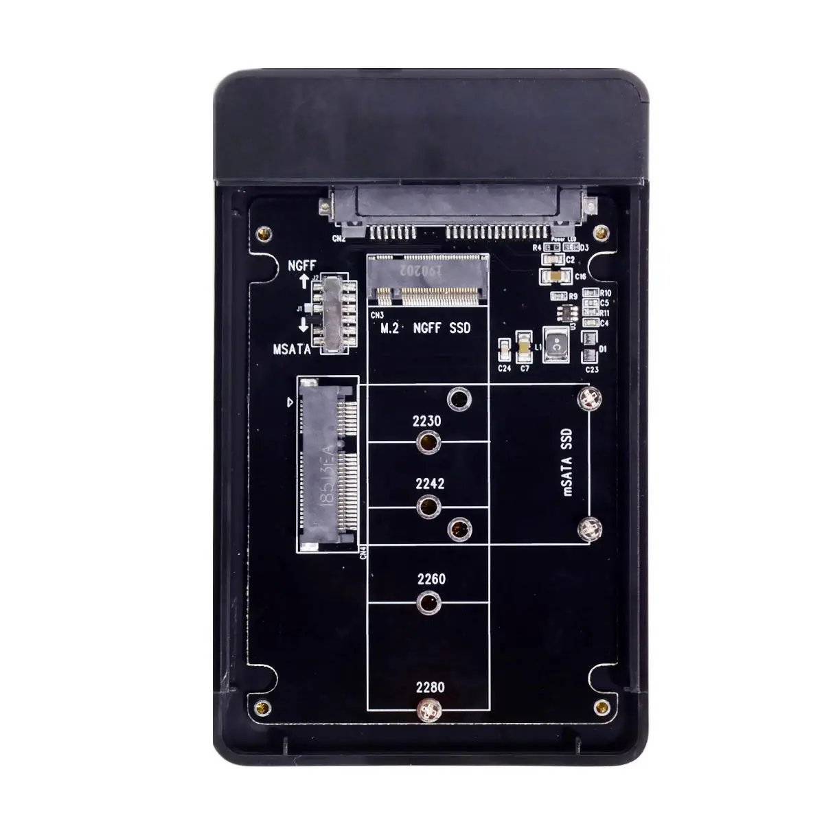 MSATA & Combo M.2 NGFF B key SSD для USB Type C чехол конвертер корпус с переключателем|Кабели