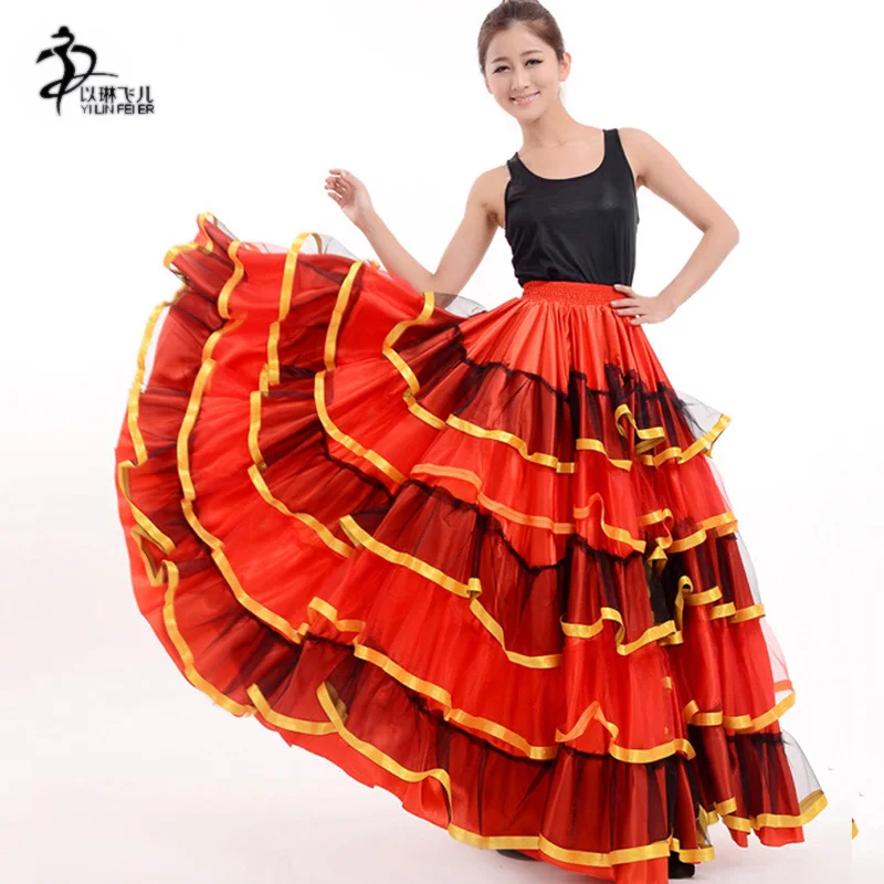 Юбка фламенко испанский сеньорита танцор нарядное платье костюм|skirt set|skirt plainskirt