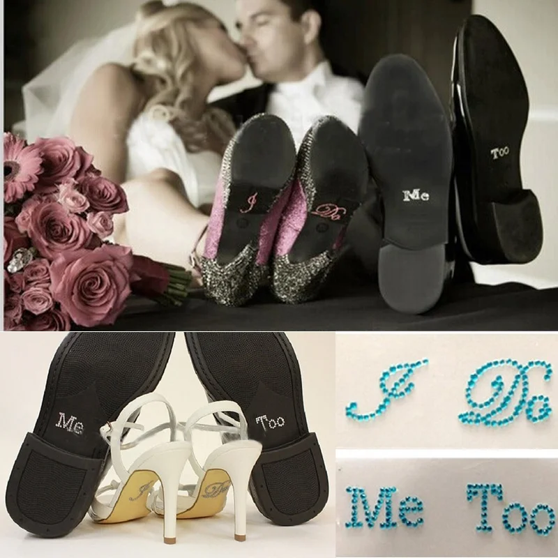 Стразы для свадебных торжеств I Do Me Too Blue Набор стикеров Аппликации что то