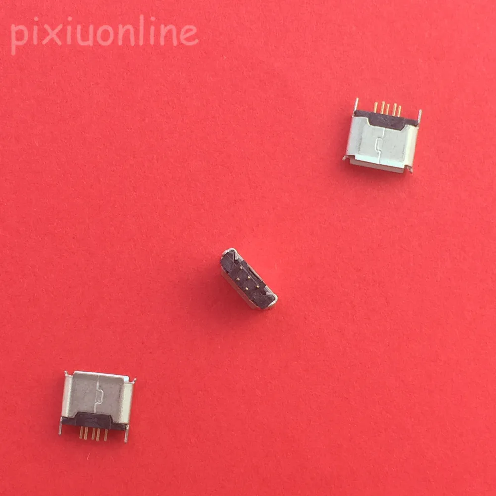 Гнездовой разъем Micro USB 5pin G24Y с прямым подключением для зарядки мобильных