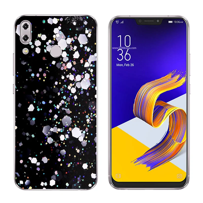 6.2 inch for Asus Zenfone 5z ZS620KL Phone Cases 5 ZE620KL Mammal Printing Soft Silicone TPU Back Cover |