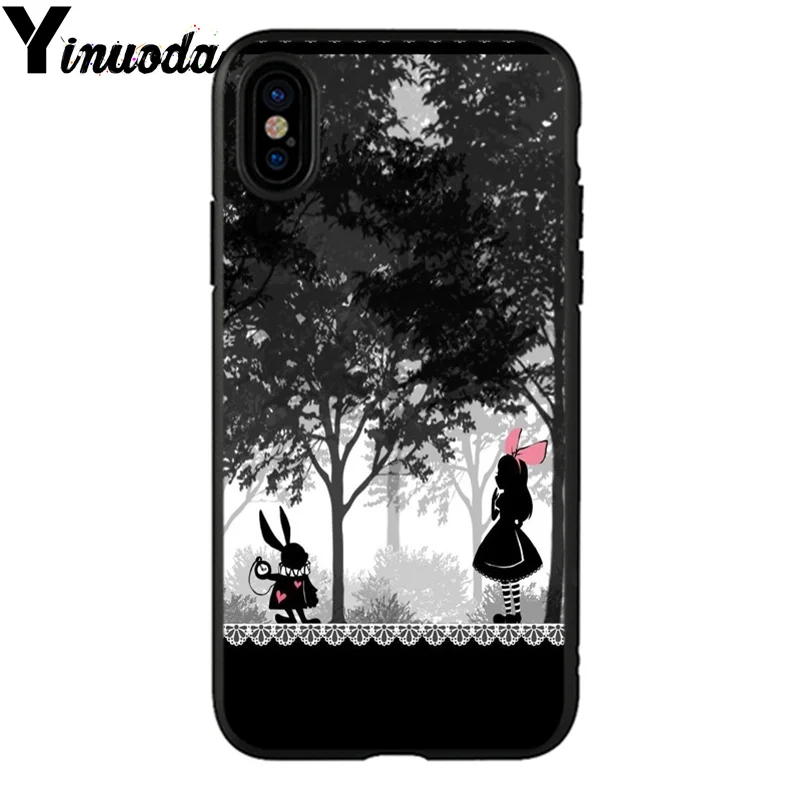 Yinuoda Алиса в стране чудес DIY Роскошный Высокий протектор на конце чехол для Apple iPhone