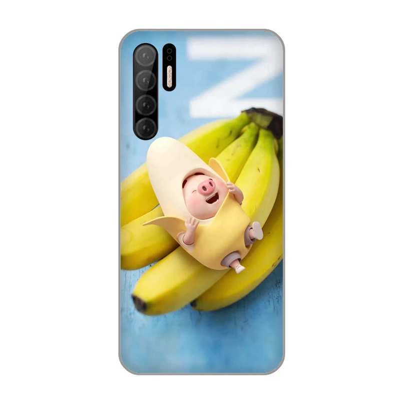 Sunshine pig cute Piglet Eat cake Soft TPU Silicone phone Case Cover for Huawei P10 Plus P20 P30 Pro P7 P8 Lite 2015 Honor 9 V10 |