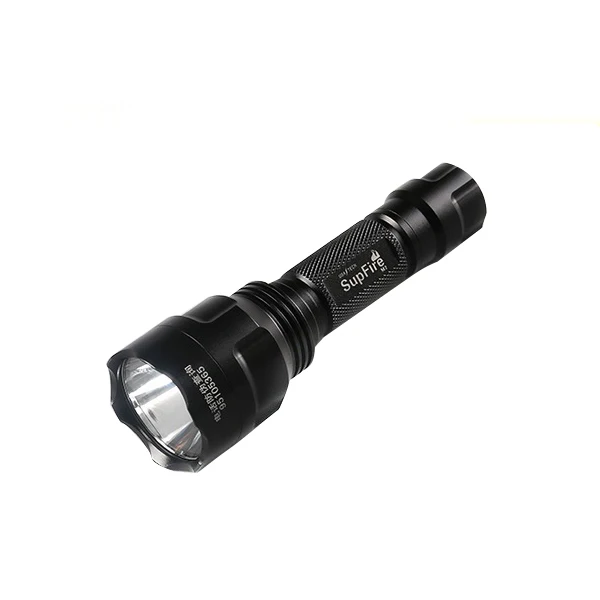 Supfire черный корпус светодиодный фонарь 3 Вт 300Лм CREE XM-L T6 фонарик Наружное