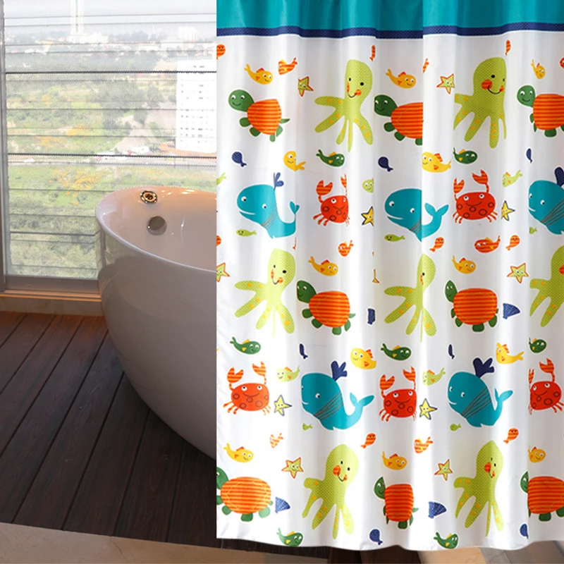 Rubihome душ Шторы для Ванная комната ПЕВА Сгущает Водонепроницаемый Декор