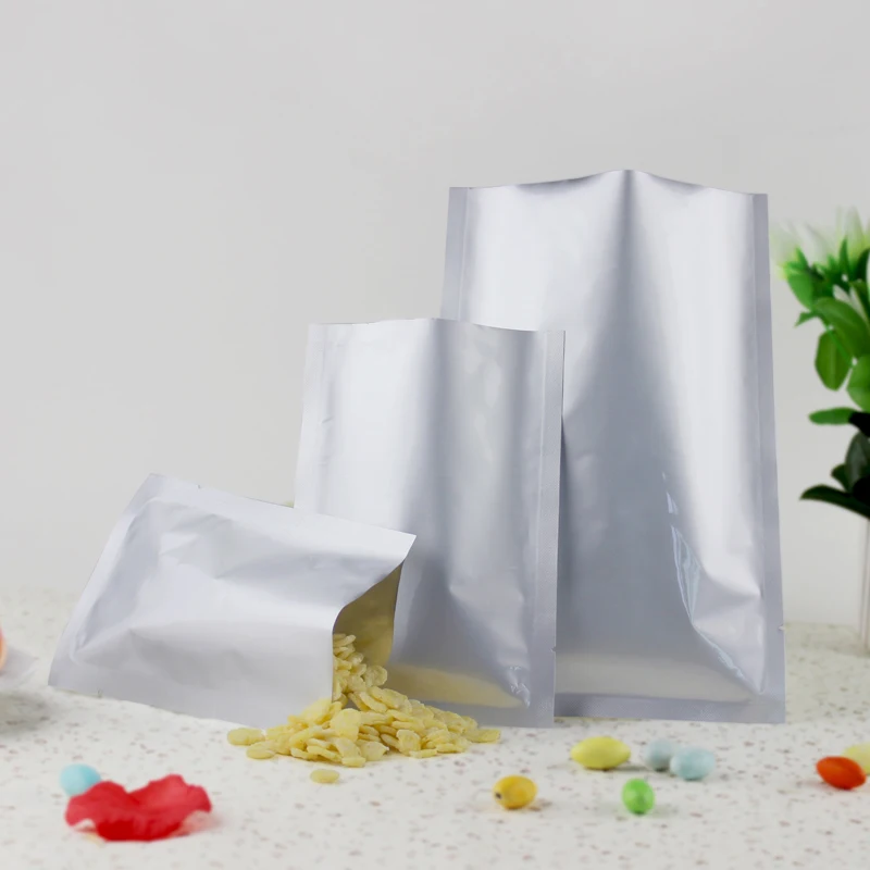 5*7 см маленькие белые мешки из алюминиевой фольги вакуумные пакеты для еды с