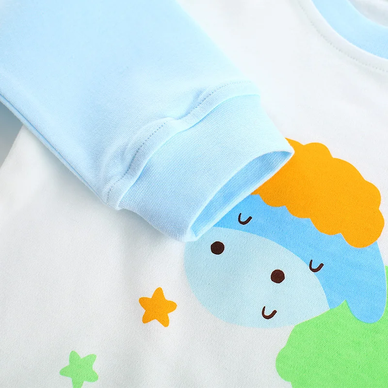 Newborn Suits Baby Girl Clothes Sets Boy Clothing Set Infant Cotton Spring Long Sleeve Kid Pajamas Suit Toddler Outfits | Детская одежда