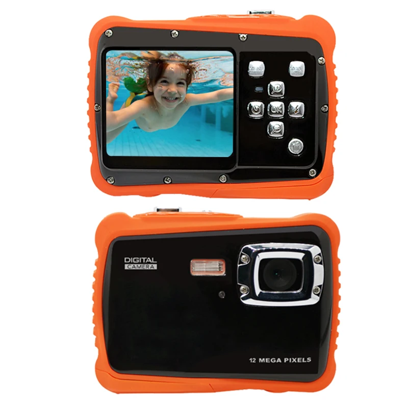 Водонепроницаемая портативная мини камера для мальчиков и девочек 2 0 дюймовый ЖК