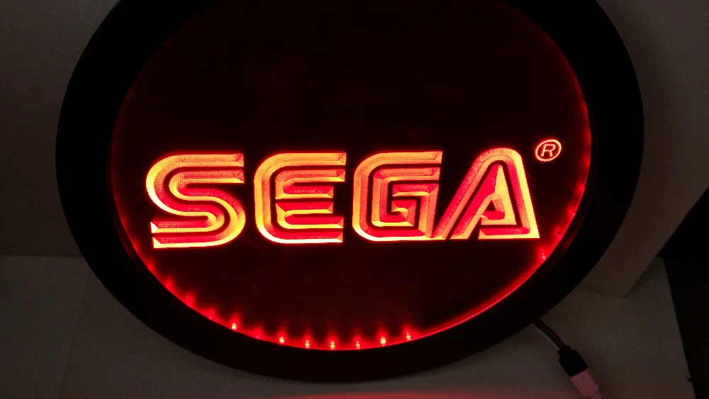 sega man cave RGB led MultiColor the wireless control beer bar pub club neon light sign Special gift | Дом и сад