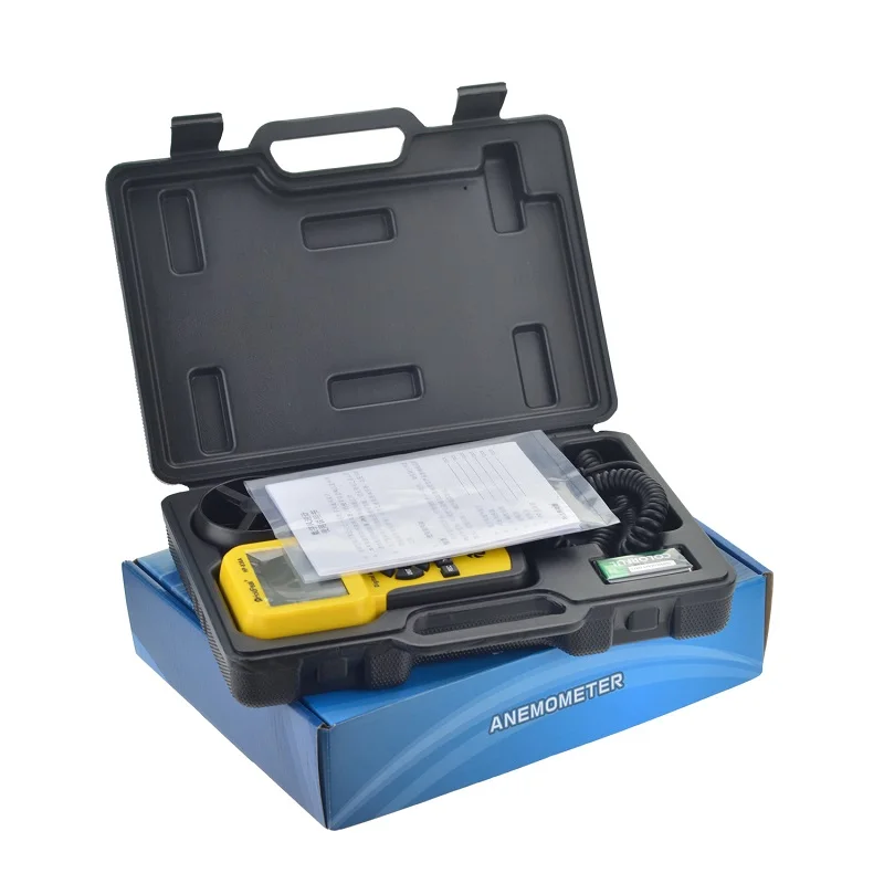 Холдпиковый цифровой измеритель скорости ветра и воздуха анемометр USB связь с