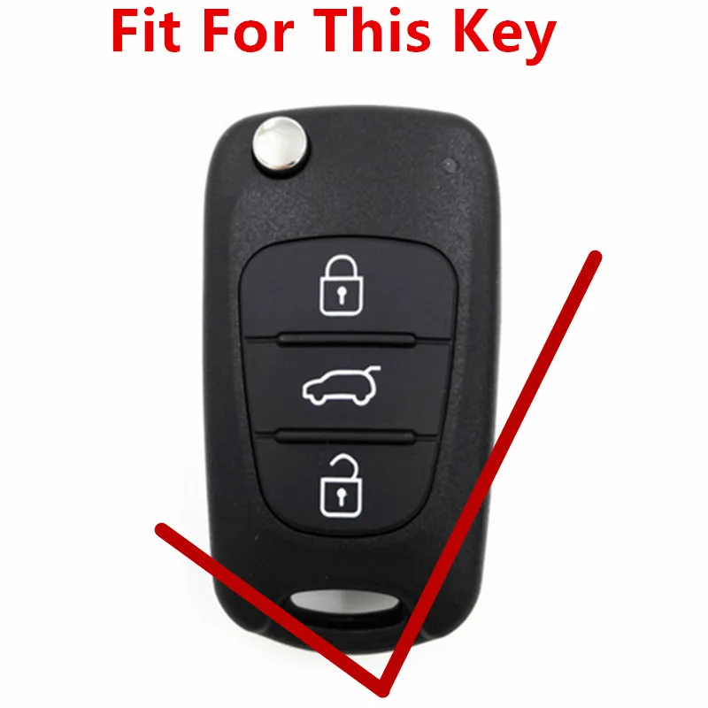 Флип-чехол FLYBETTER из натуральной кожи с 3 кнопками для Hyundai I30/IX35/Accent/I20/Sonata/Verna Kia